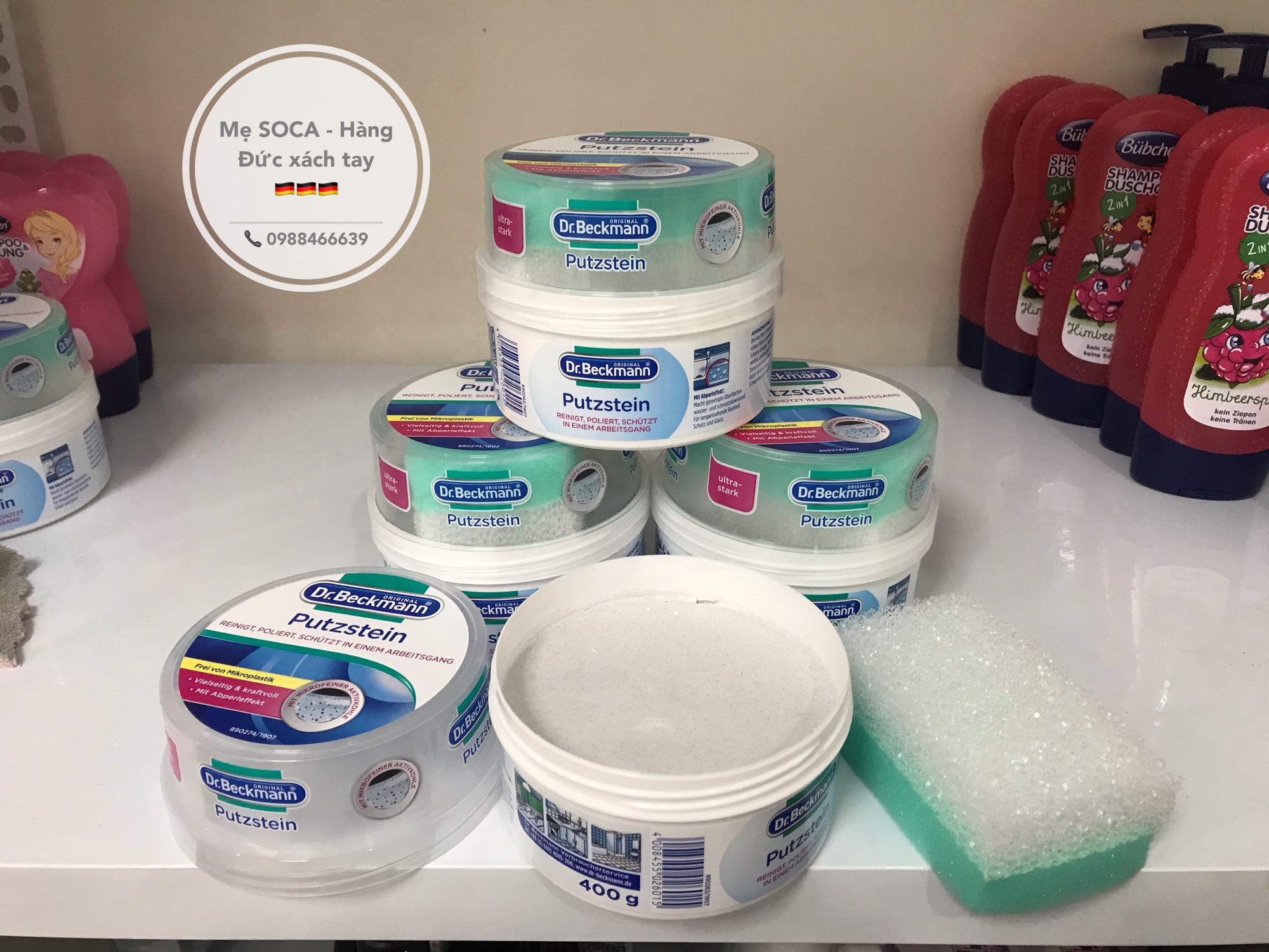 Kem tẩy rửa đa năng dr beckmann putzstein - 400g