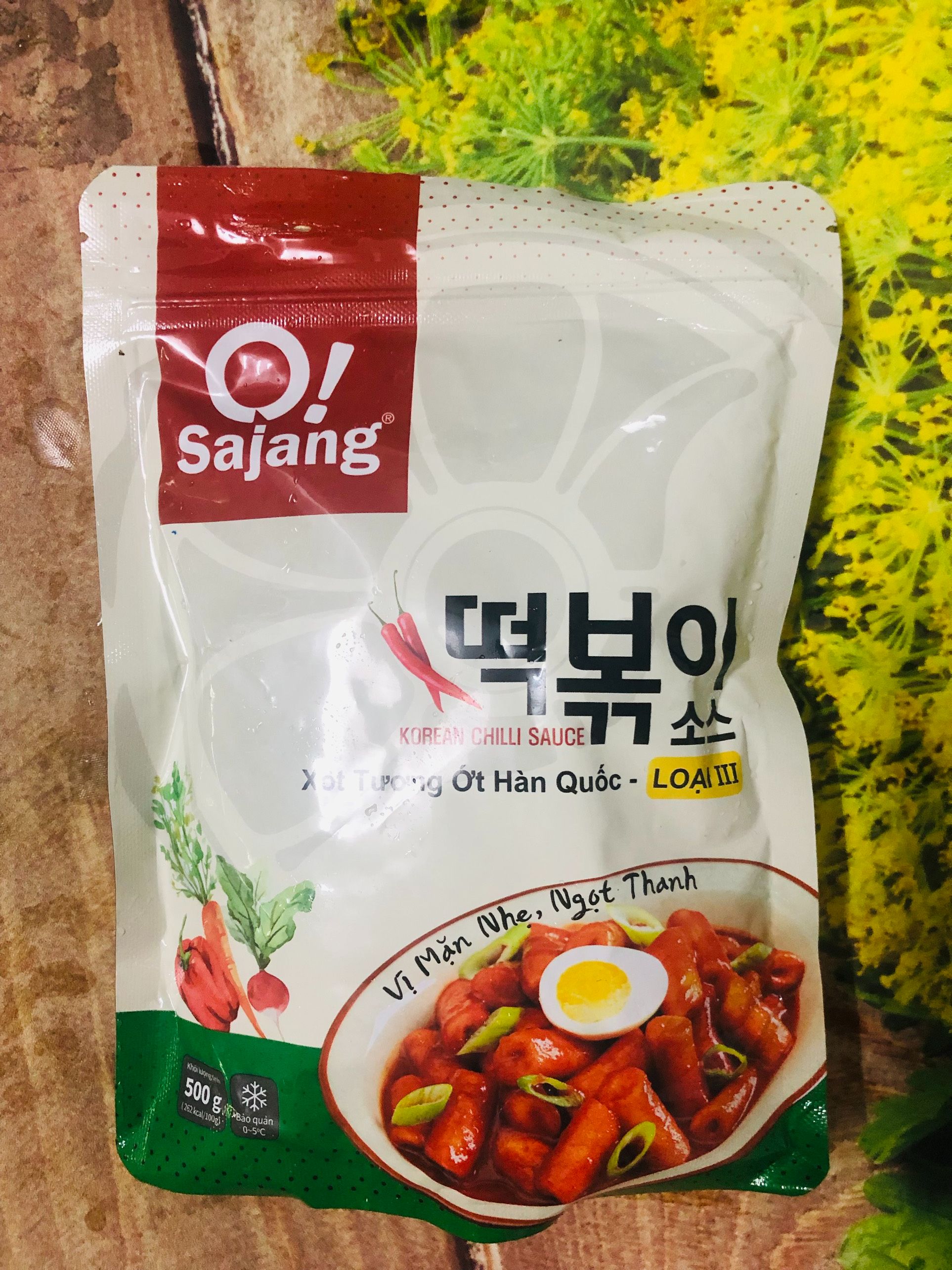 500g sốt tương ớt nấu tokbokki số 2 vị chua ngọt cay nồng