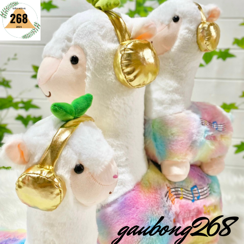 GẤU BÔNG LẠC ĐÀ ALPACA -THÚ NHỒI BÔNG LẠC ĐÀ ALPACA- gaubong268