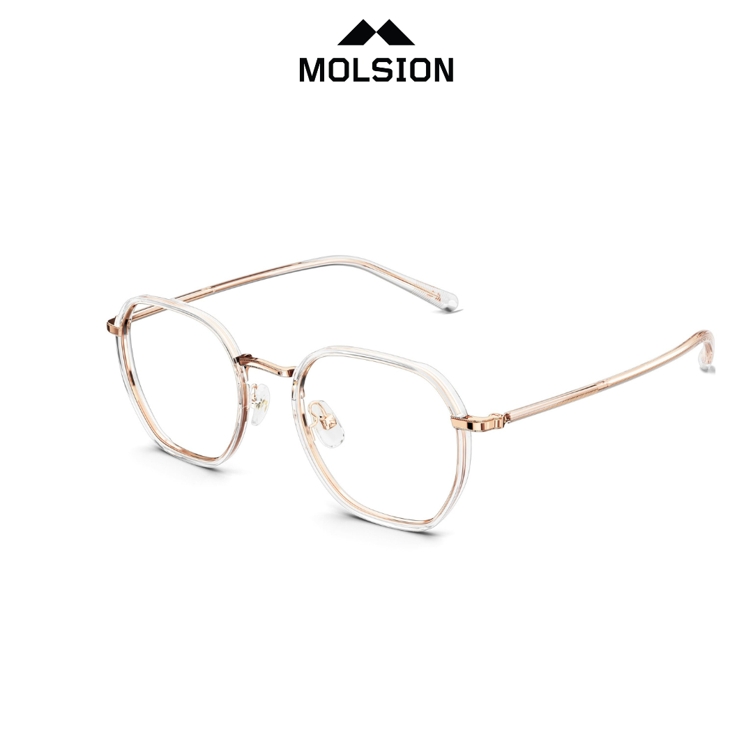 Gọng kính nữ molsion chính hãng mj6126 b93