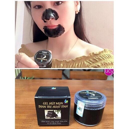hoaithanh-boutique.....Gel lột mụn than hoạt tính Ngân Bình 50g - Vệ sinh da mặt, Se nhỏ lỗ chân lông###