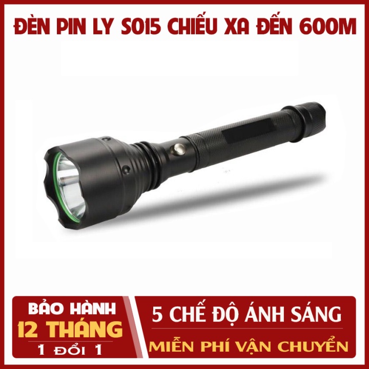 Đèn pin siêu sáng chiếu xa 500m,  Đèn Pin SUPFIRE A2 -  Chống Thấm Nước - Thiết Kế Vỏ Nhôm Nguyên Khối  - Sơn Chống Gỉ , Pin Cực Trâu Chiếu Cực Xa Tới 500m. Bảo Hành Lỗi 1 Đổi 1.