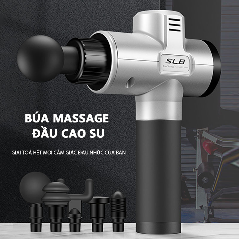[HCM]MÁY MASSAGE CẦM TAY Búa masage đầu cao su thần kỳ dùng điện massage thả lỏng cơ bắp đánh tan mệt mỏi