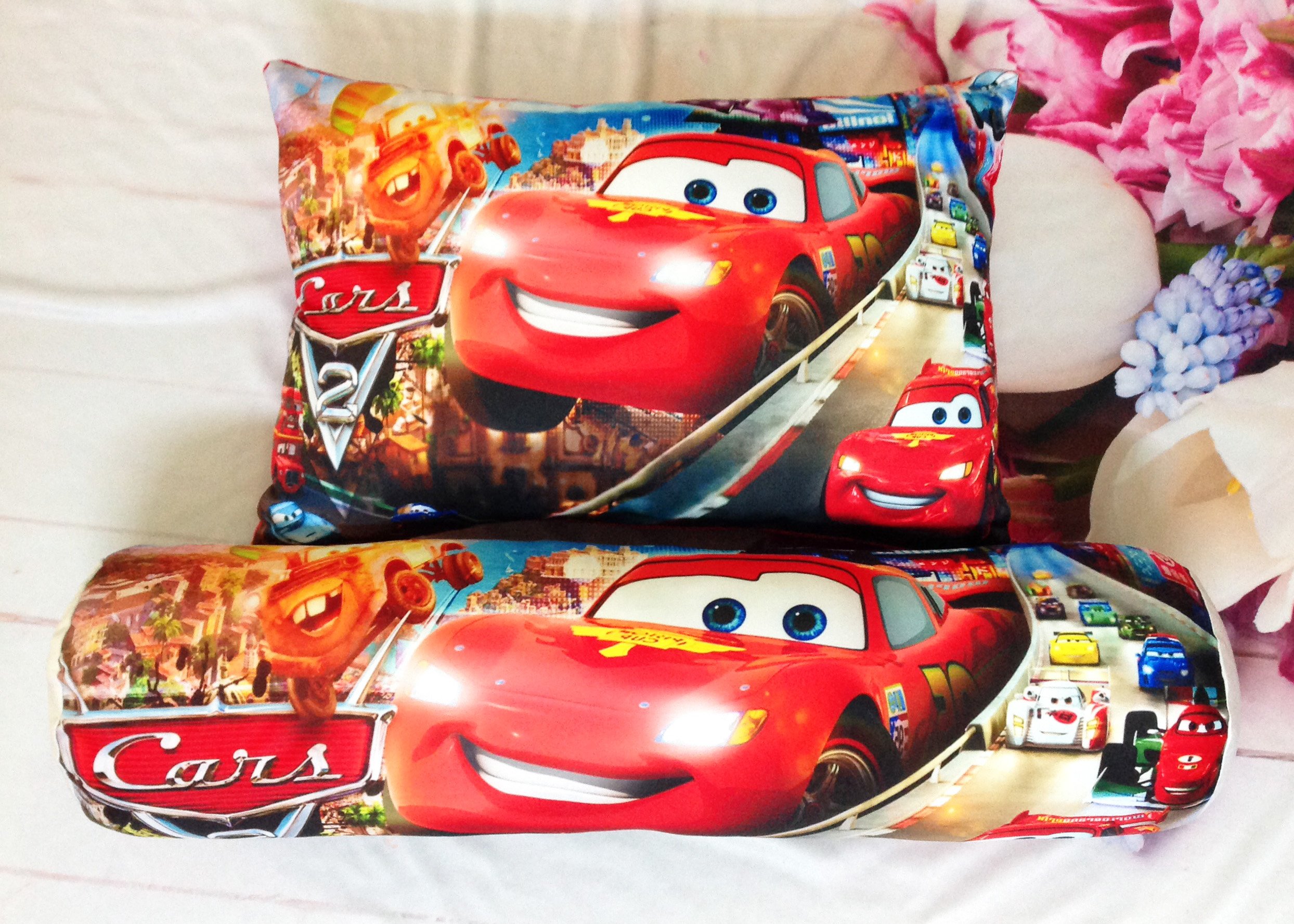 Vỏ gối nằm và vỏ gối ôm xe Mcqueen