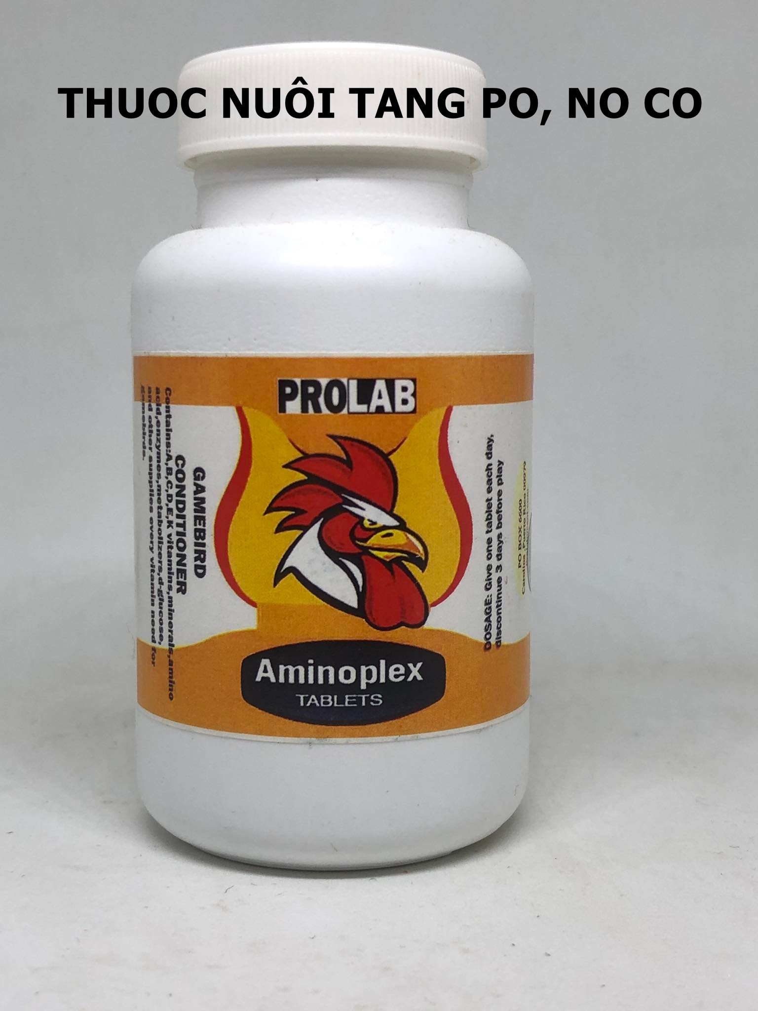 Aminoplex nuôi cho gà đá - hộp 100 viên