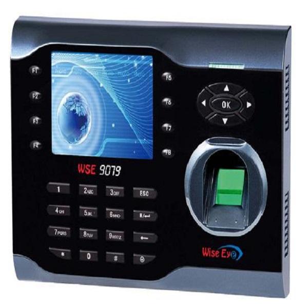 Máy chấm công vân tay & thẻ cảm ứng+ usb wise eye 9079