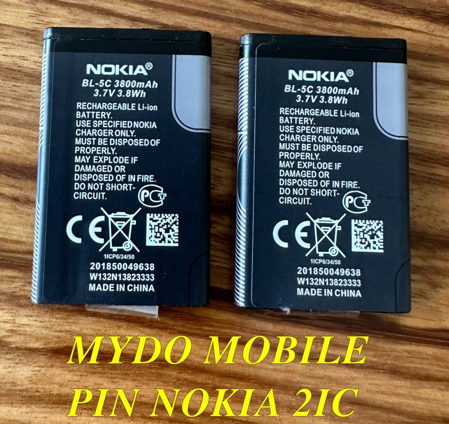 Pin nokia bl-5c ,4c cho nokia 1280 ,1110i ,1202 ,6300