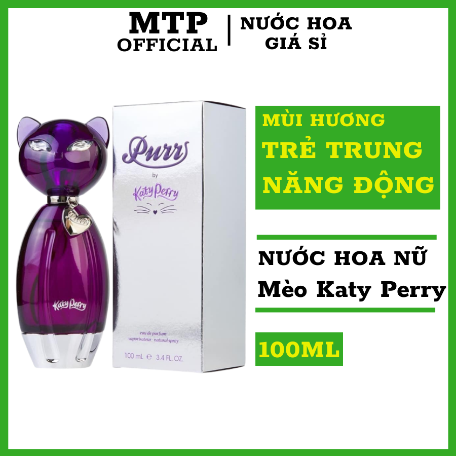 Nước Hoa Hình Mèo Katy Perry dung tích 100ml Siêu Dễ Thương