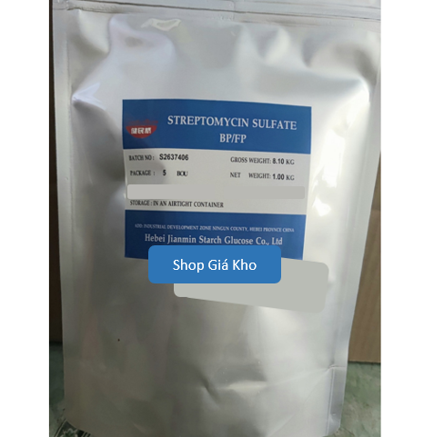 Streptomycyne Fulfat gói 1kg dùng cho thủy sản
