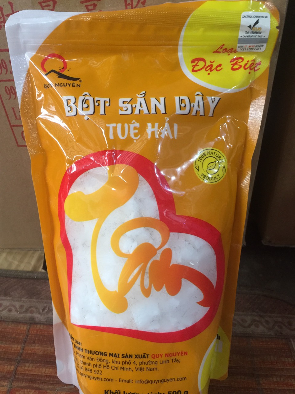 Bột sắn dây quy nguyên 500g