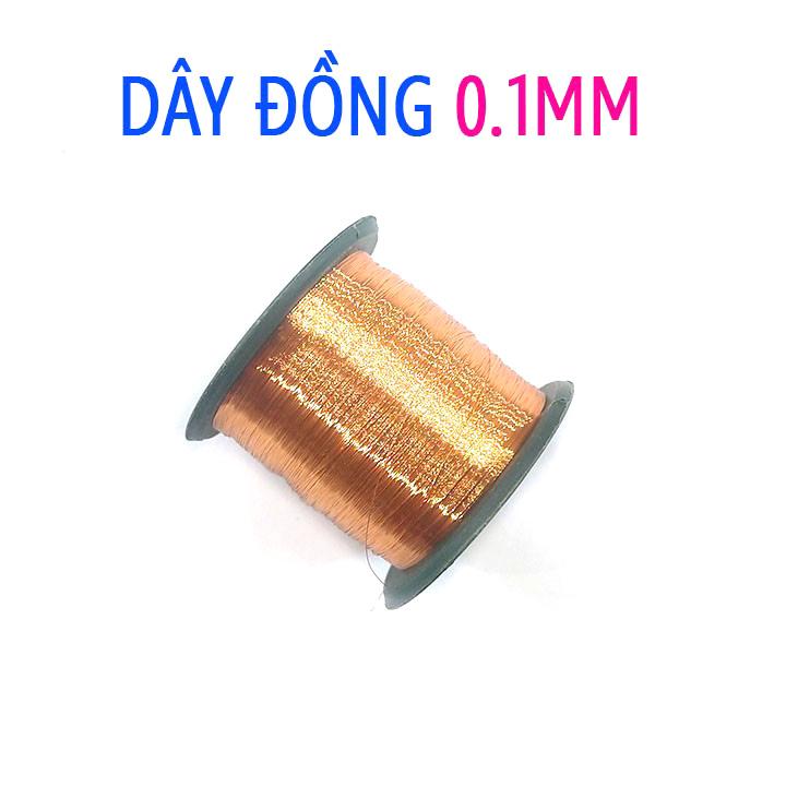 Dây đồng quấn biến áp , quấn motor 0.1MM
