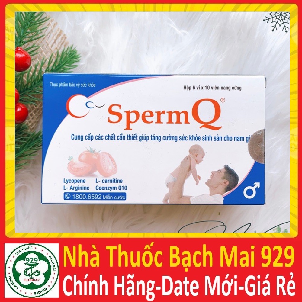 SpermQ Tăng chất lượng ,khỏe tinh trùng hết yếu sinh lý giúp Mang Thai tự nhiên cho nam [sperm Q]