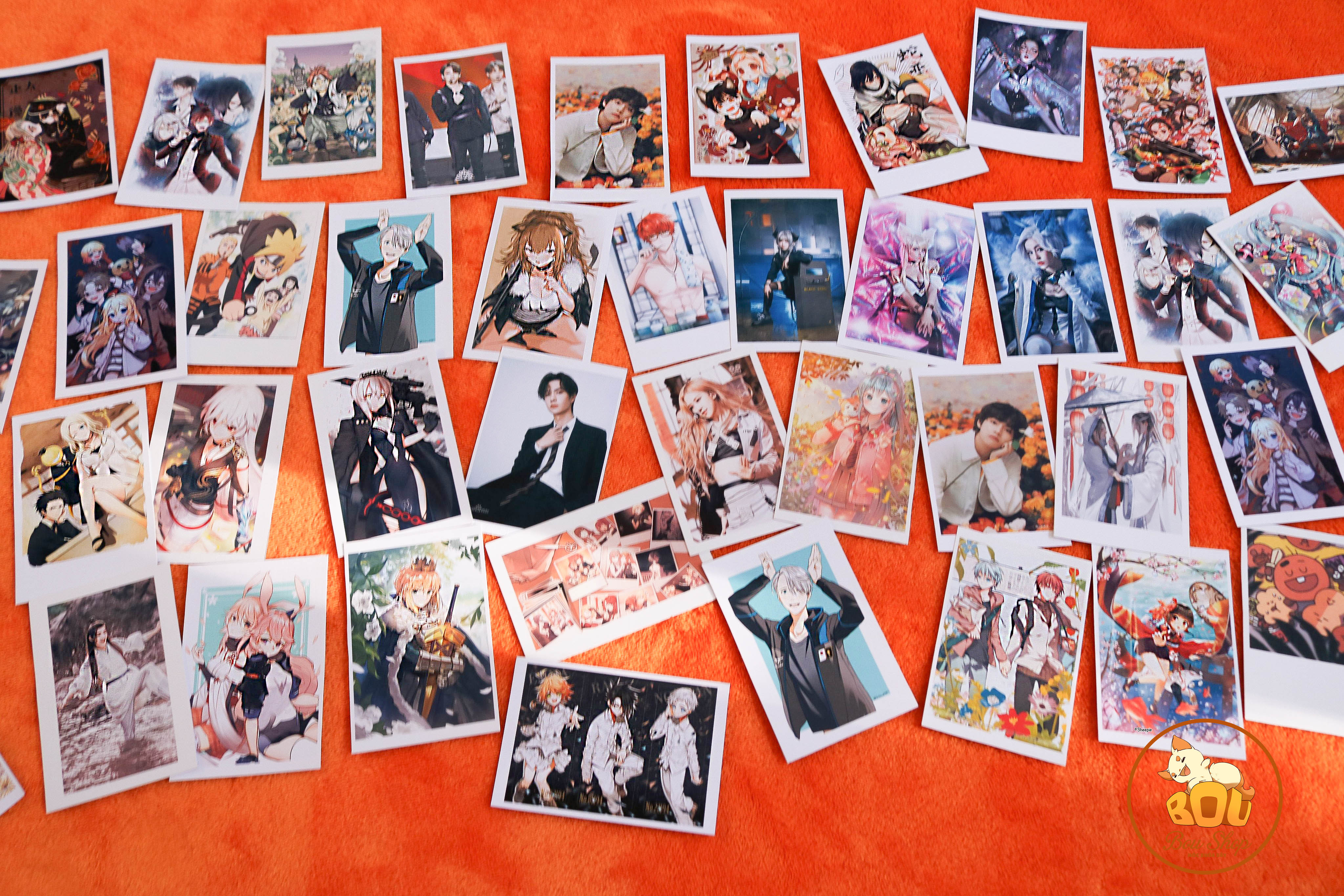 Lomocard / Polaroid anime - idol - ảnh làm theo yêu cầu combo 9 tấm