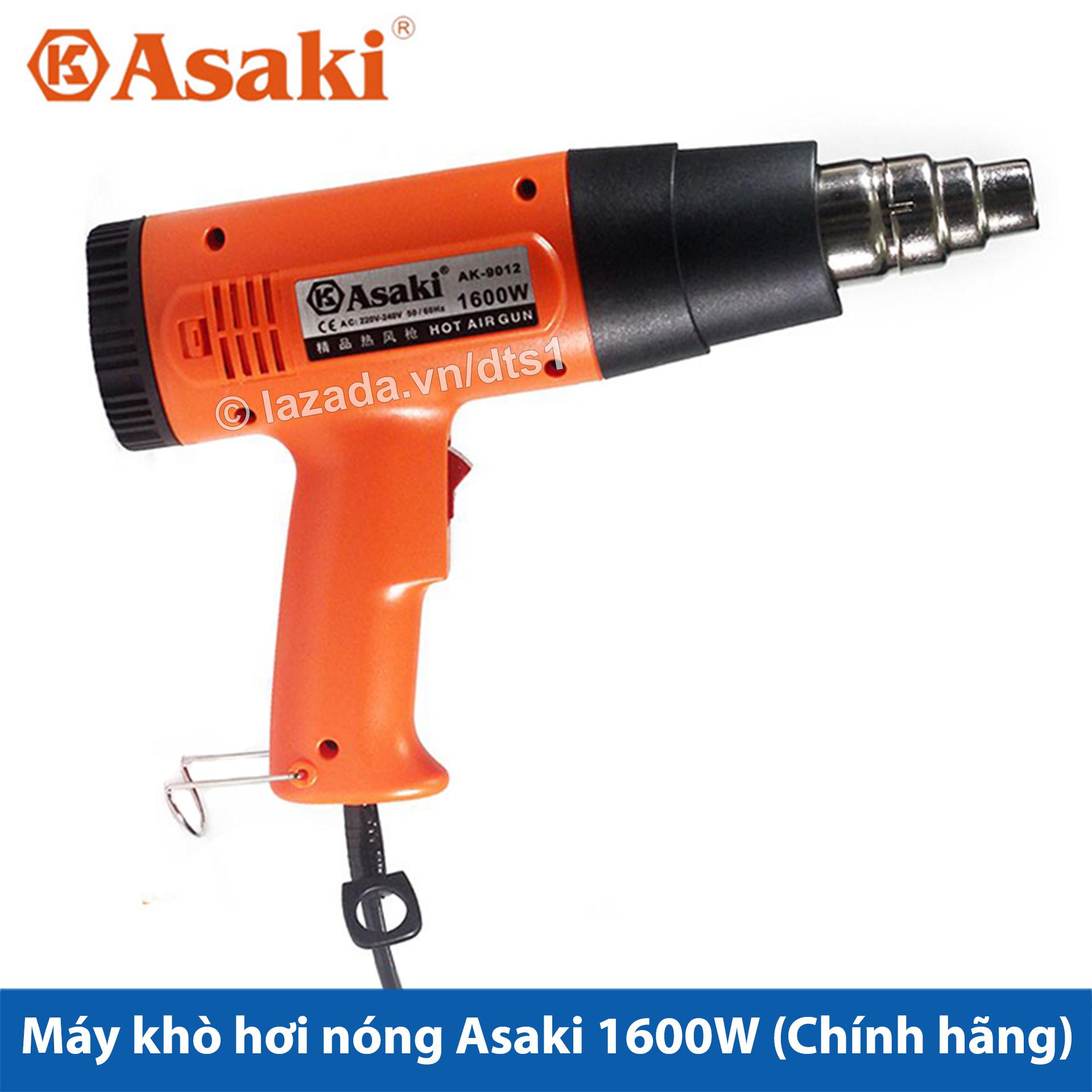 Máy khò hơi nóng asaki 1600w ak-9012 - bảo hành 3 tháng