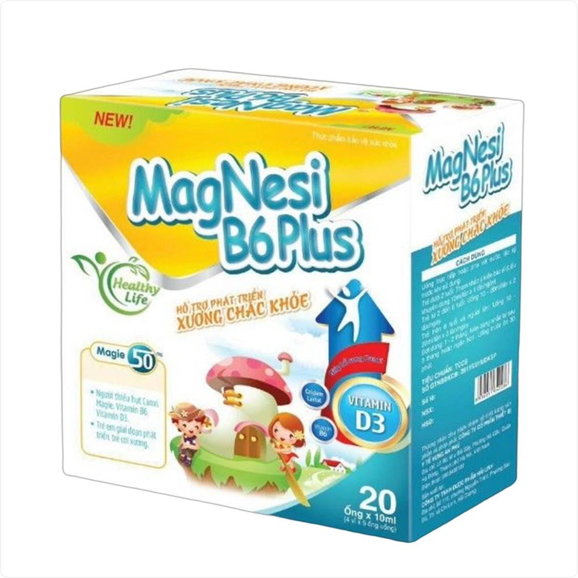 Siro canxi Magnesi B6 Plus giúp bổ sung canxi, magie, B6