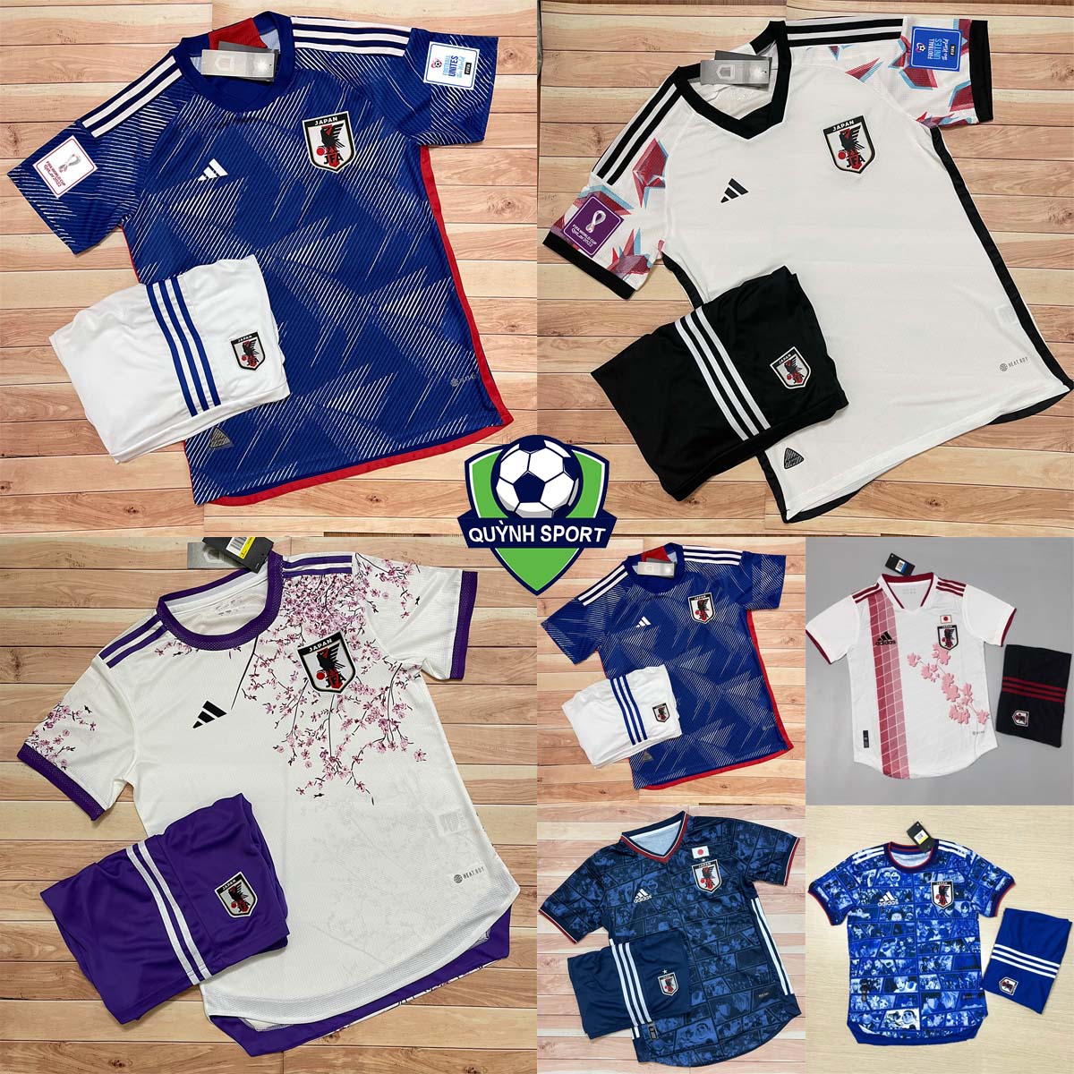 Áo Bóng Đá Đội Tuyển Nhật Bản - Chuẩn Mẫu Thi Đấu - Vải Gai Thái Cao Cấp