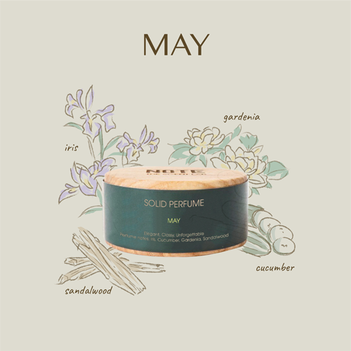 Nước hoa khô may thiên nhiên cho da nhạy cảm note - the scent lab 12g