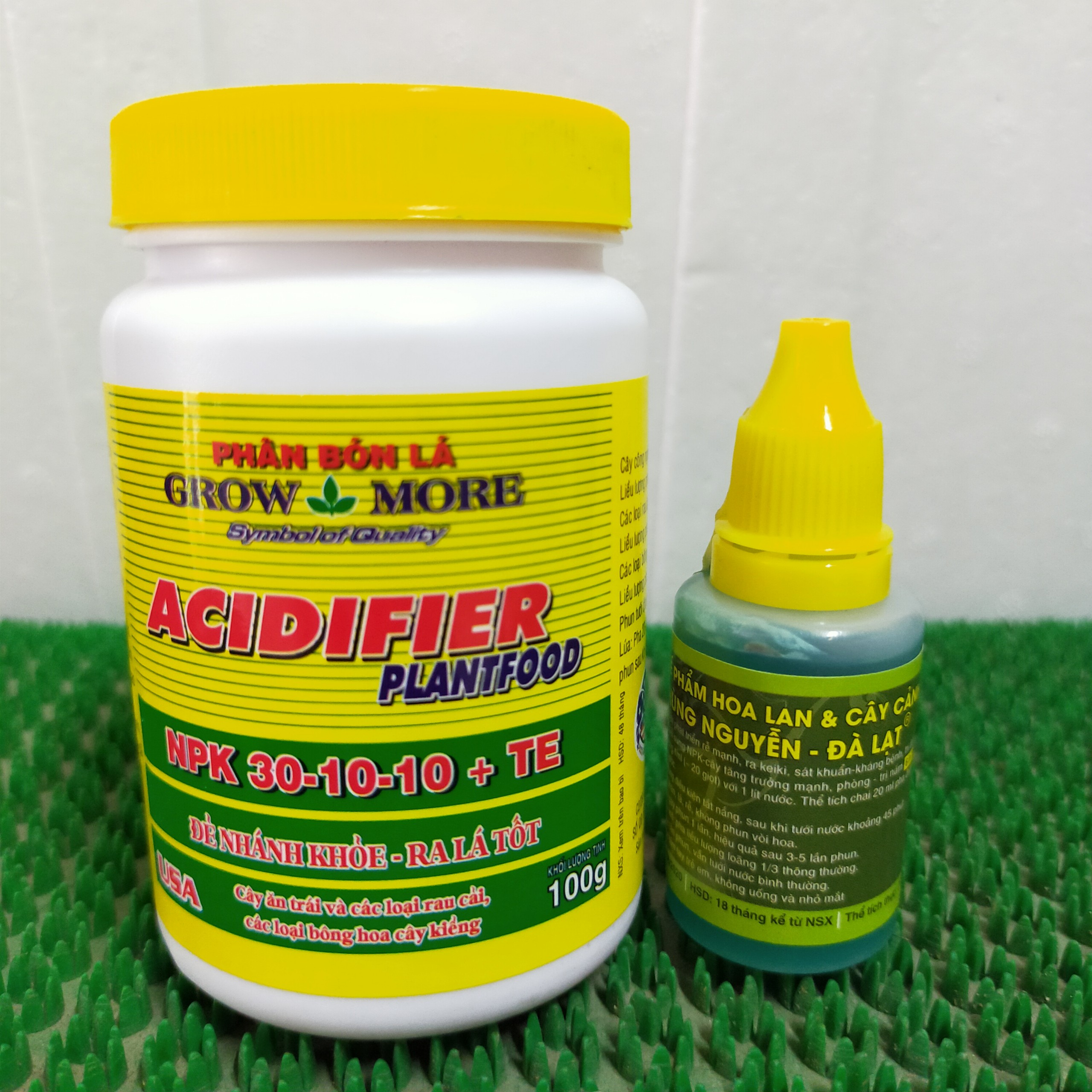 Bộ sản phẩm kích rễ : Chế phẩm Hùng Nguyễn – Đà Lạt & NPK 30-10-10 nảy chồi ,ra lá