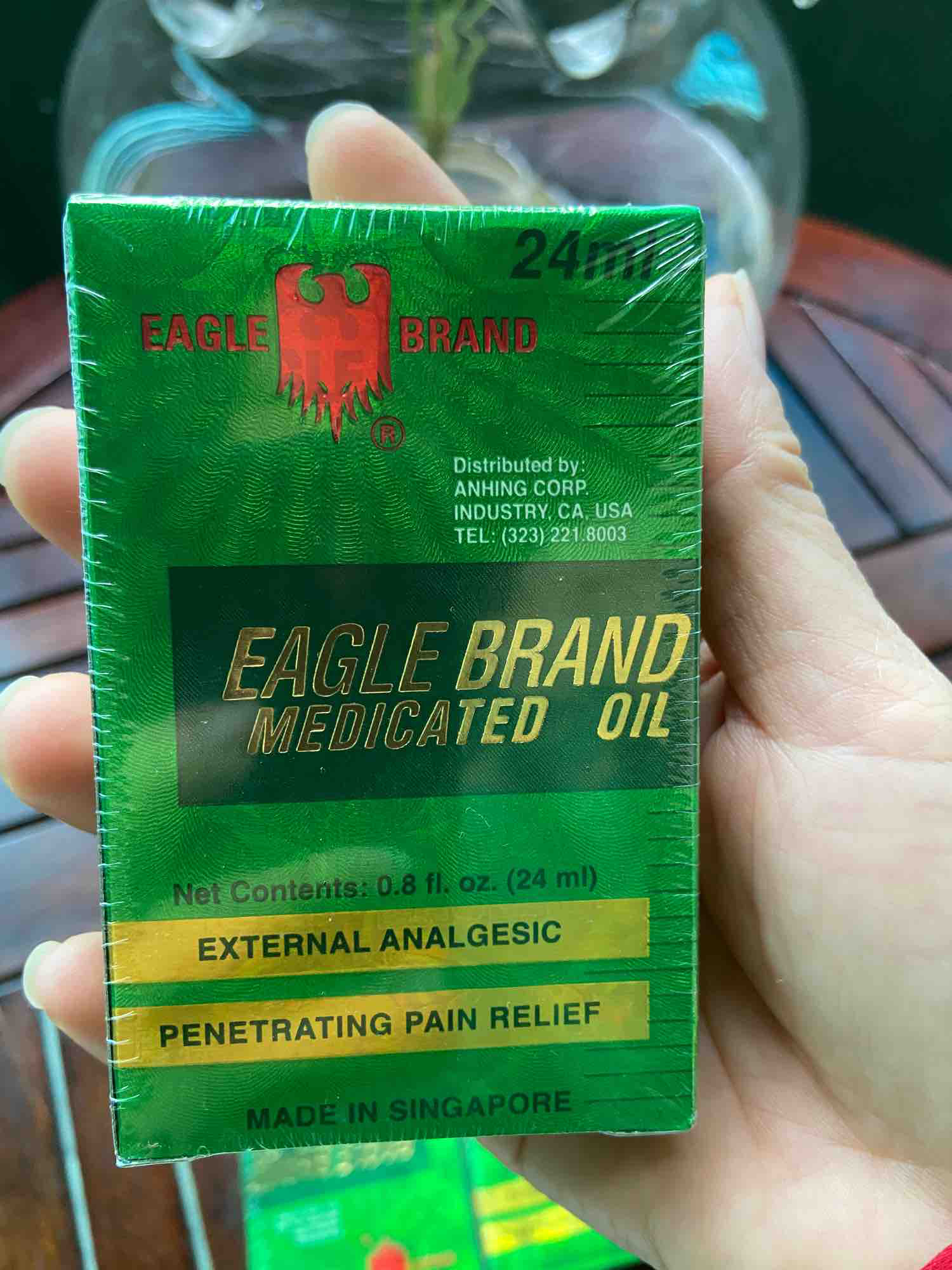 [HCM]Dau gio Mỹ EAGLE BRAND MEDICATED OIL 24ml