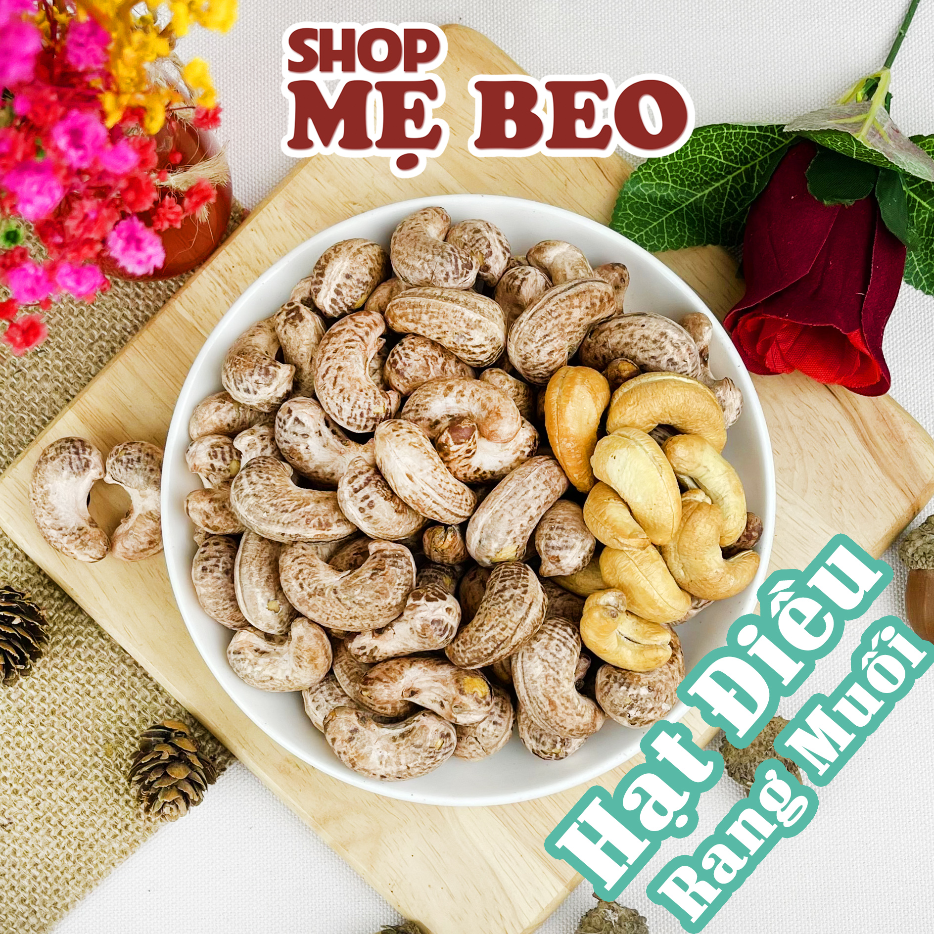 500Gr Hạt Điều Rang Muối Chuẩn Vị SHOP MẸ BEO