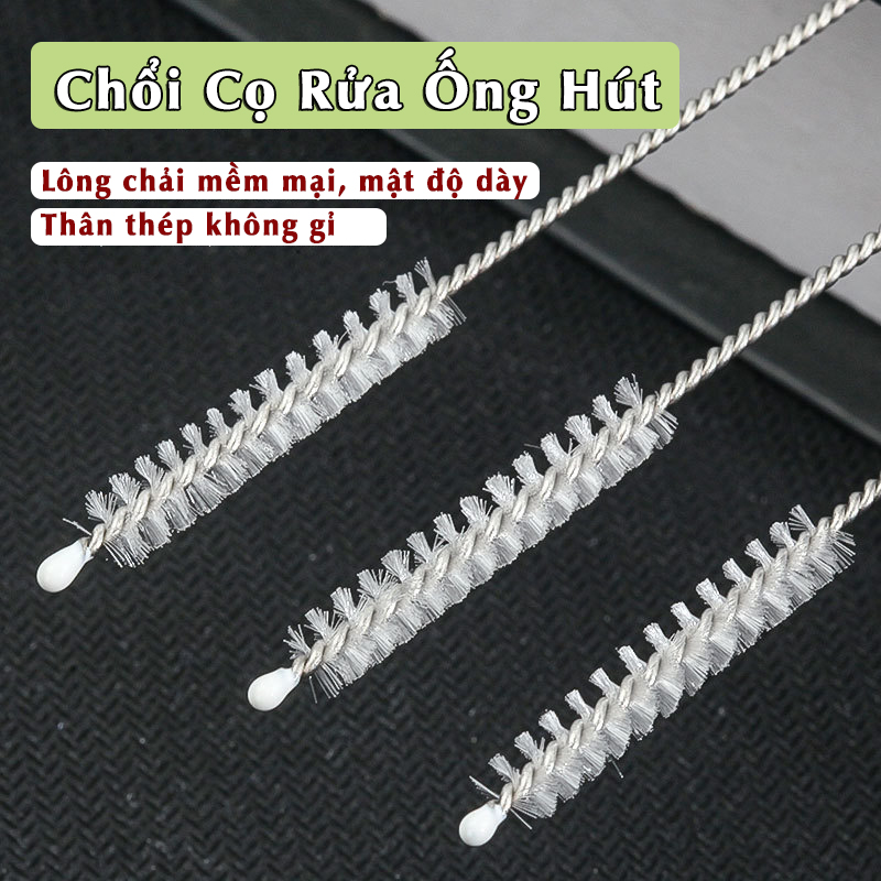 Chổi cọ rửa ống hút, dụng cụ vệ sinh ống hút chuyên dụng