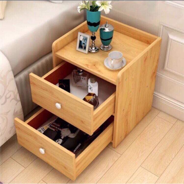 Tủ đầu giường, kệ đầu giường. Chất liệu gỗ MDF nhập khẩu cao cấp. Kích thước 40 x 26 x 32,5cm.