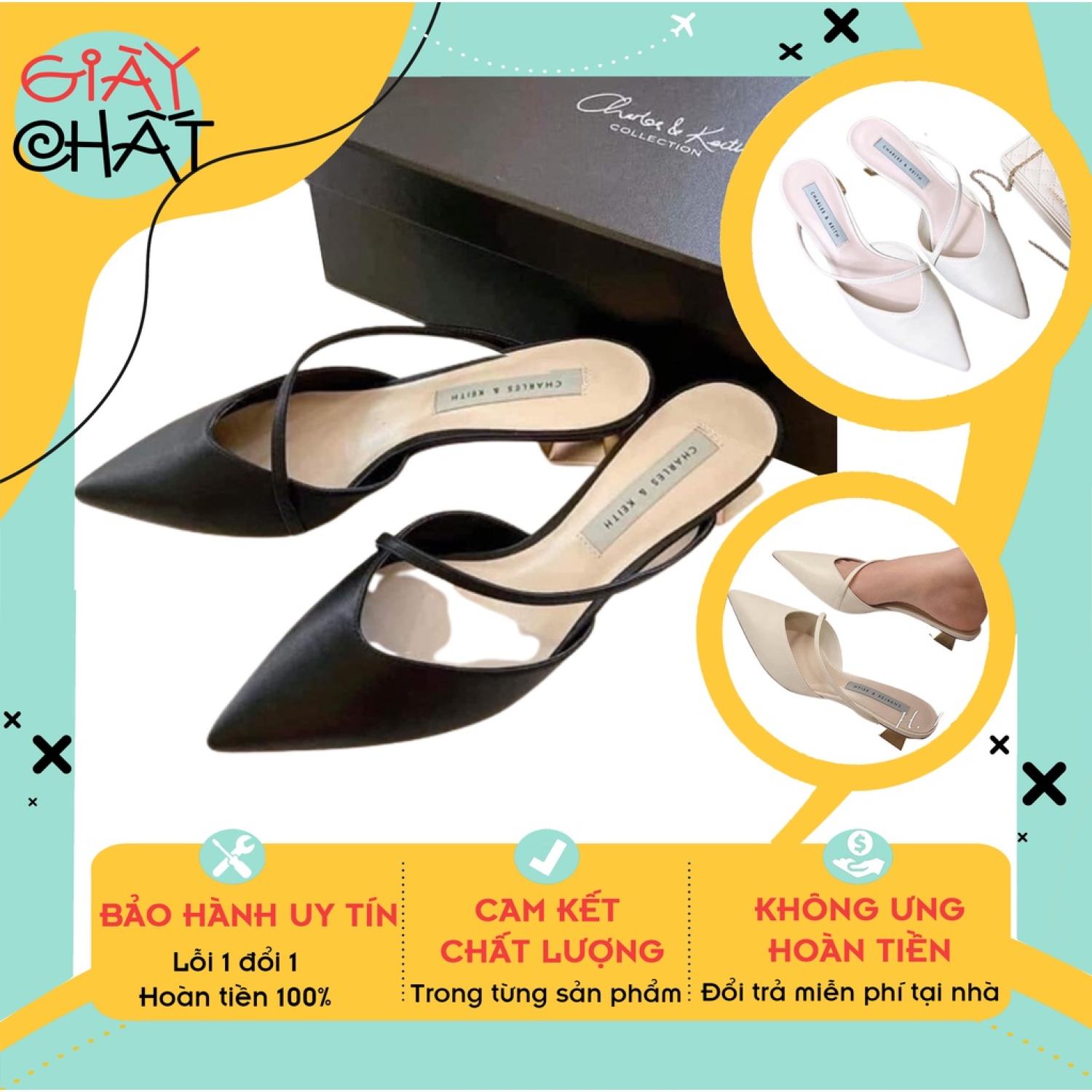 Giày cao gót nữ mũi nhọn,giày nữ hở gót chất xịn kiểu dáng sang chảnh cực nữ tính gót cao 5p hot 2022