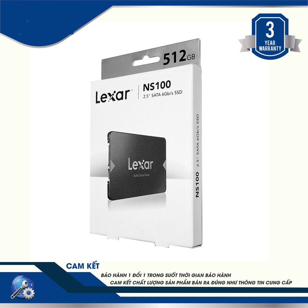 Ổ cứng gắn trong ssd lexar 512gb ns100