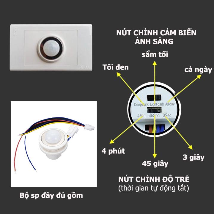 Công tắc cảm biến chuyển động DC1, công tắc cảm biến hồng ngoại Dc1, cảm ứng chuyển động