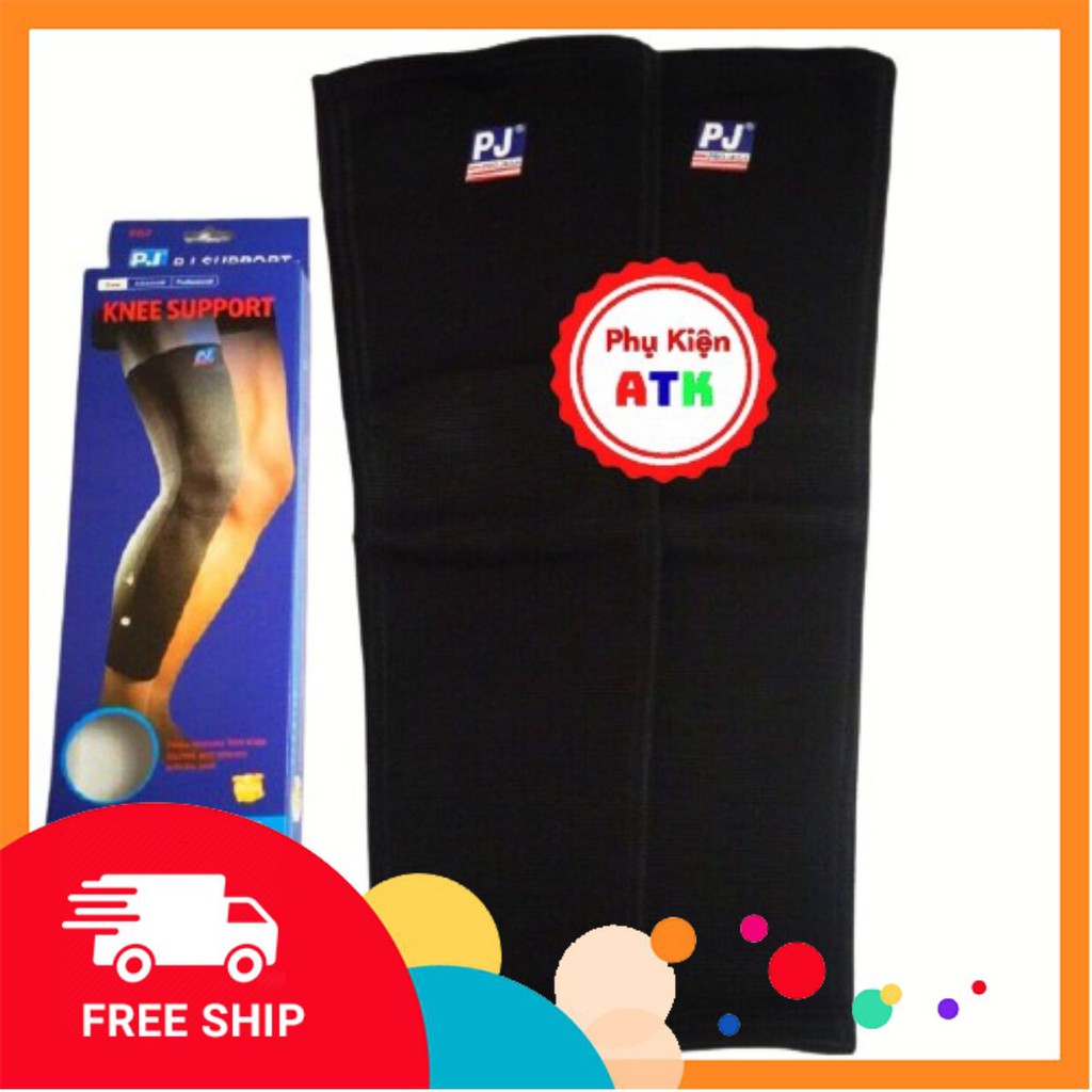 Bó gối thể thao pj dài bóng chuyền , bóng rổ -băng bảo vệ đầu gối pj - quấn gối pj dài