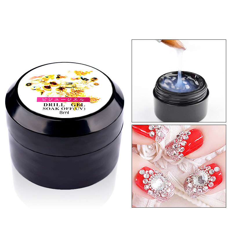 Gel đính đá nail dùng để đính charm, đá lên móng tay - hũ 8ml