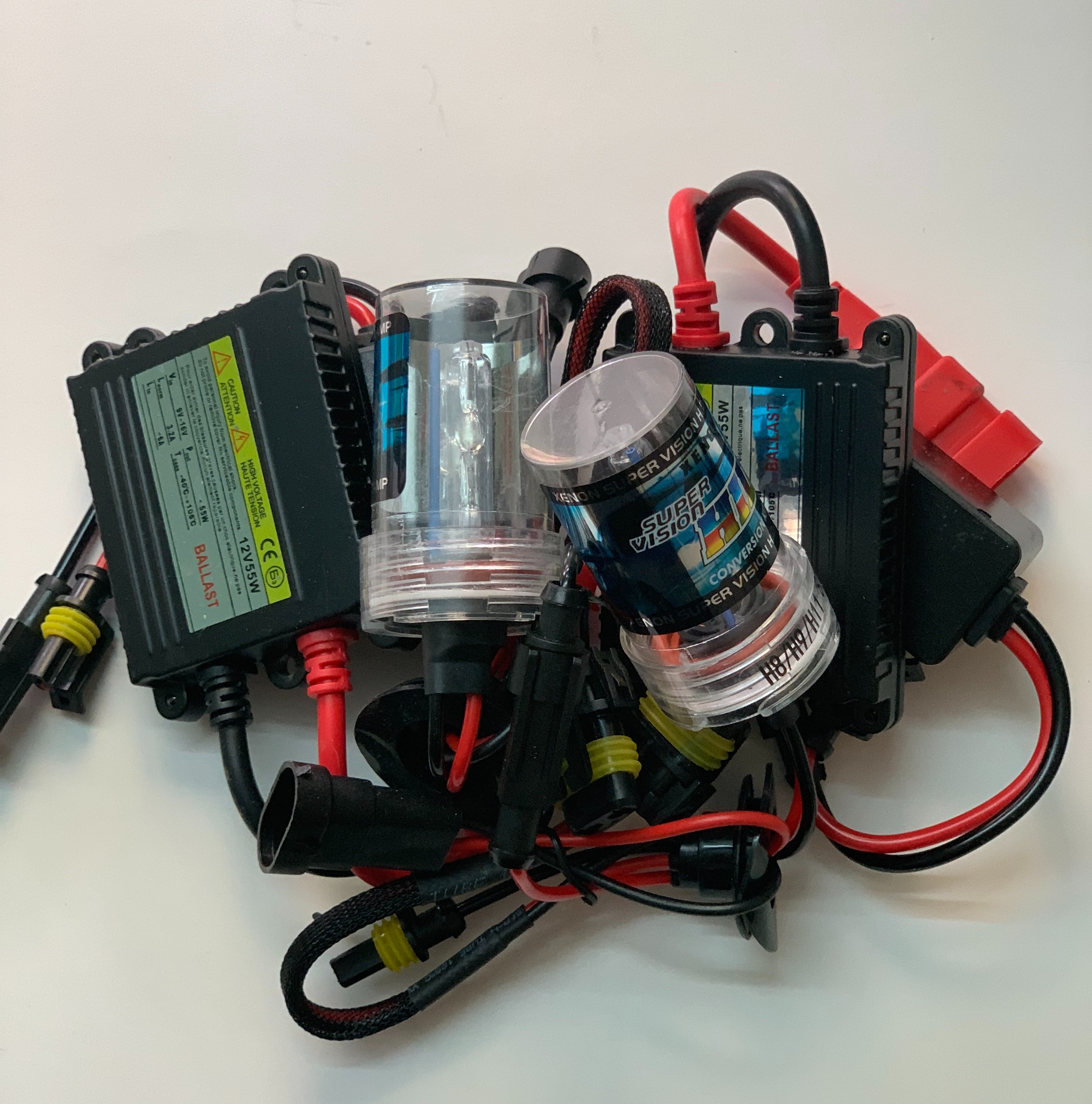 [HCM]Bộ Đèn xenon HID chân H7 6000k 55w ánh sáng trắng