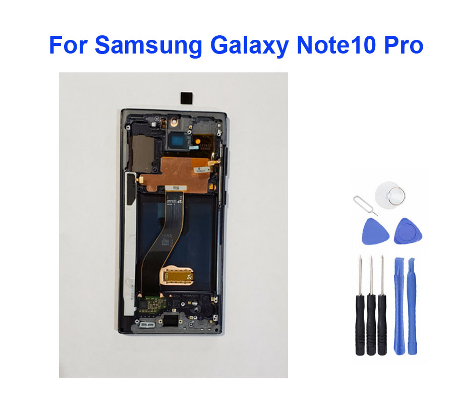 [Chính hãng] Màn hình điện thoại Samsung Galaxy Note 10, Note 10 Pro màu Đen +frame. Tặng kèm bộ sửa 9 trong 1.Bán lẻ rẻ như bán buôn (0409)