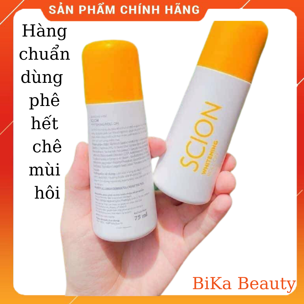 Lăn khử mùi Scion Nuskin 75ml của mỹ - ngăn mùi hôi nách không làm ố quần áo khô thoáng 24h