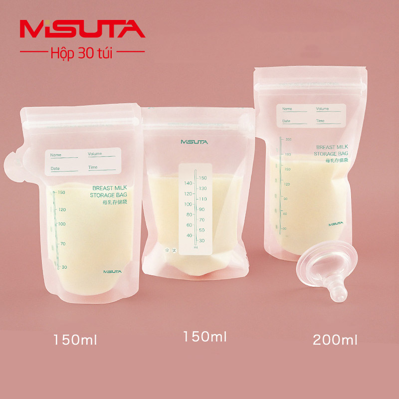 Bag breast milk storage Misuta 30 Bag 150ml-200ml