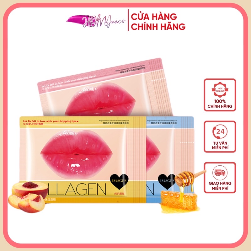 01 Miếng Mặt Nạ Dưỡng Môi Chery Collagen Images