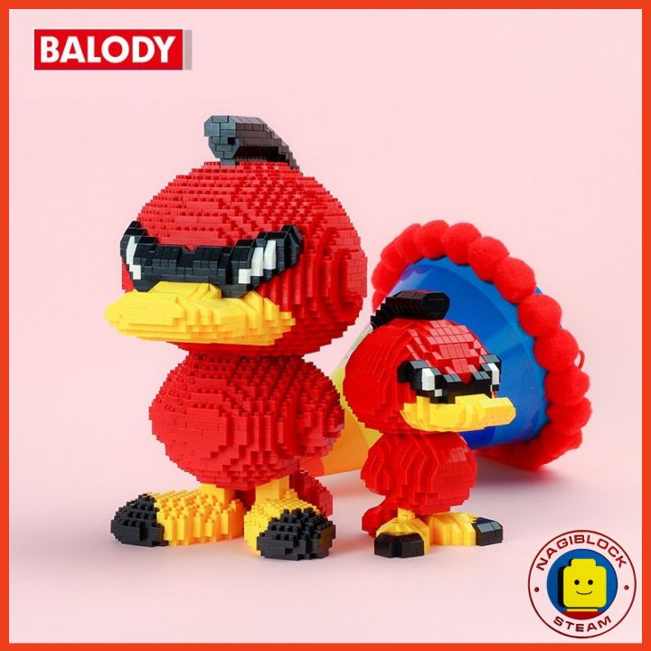 Bộ lắp ghép mô hình angry birds block mini balody 18094-18098