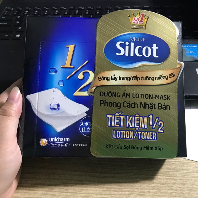 [HCM]Bông Tẩy Trang Silcot Miếng Đôi ( Combo 2 Hộp)