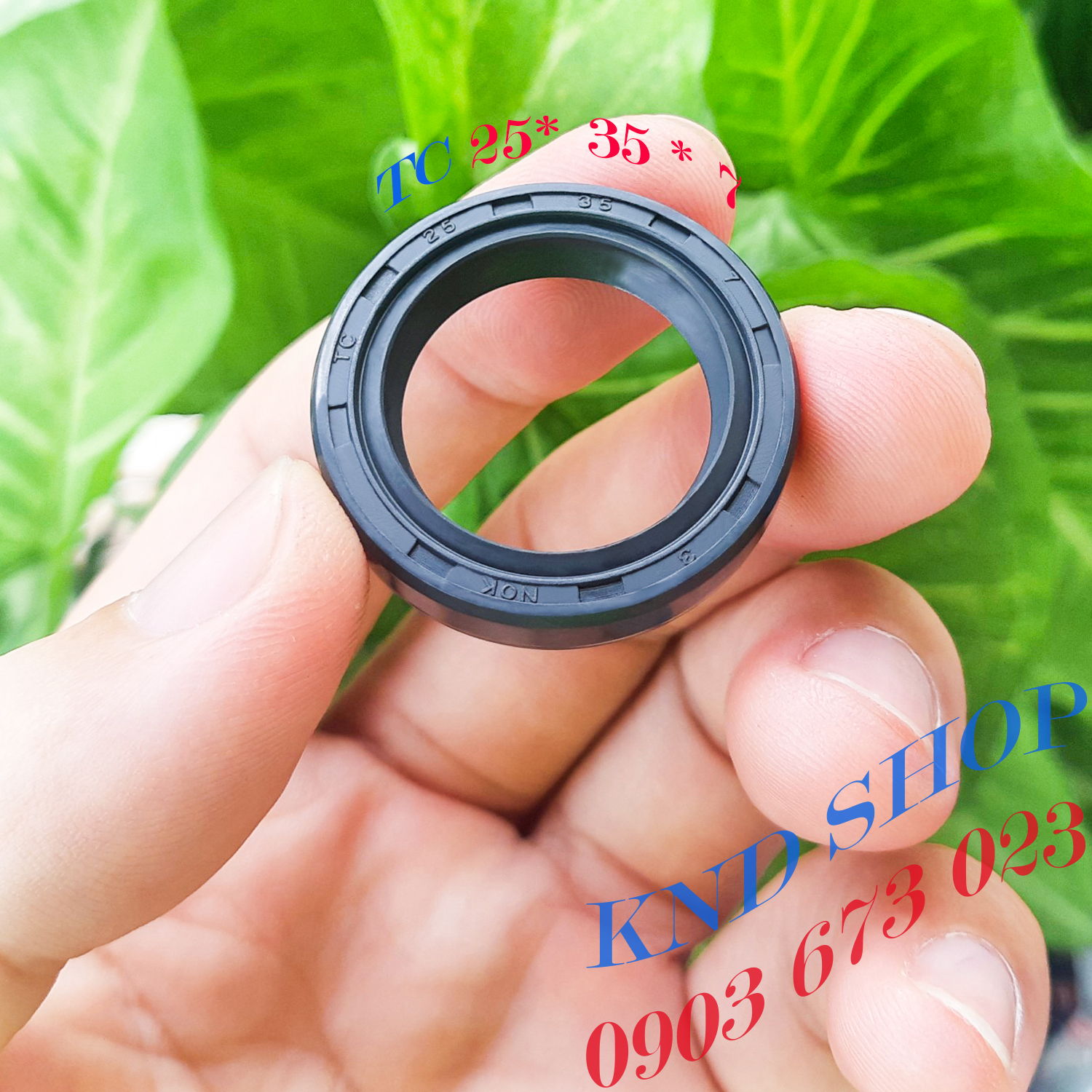 (Giá bán 01 cái = 20 cái & Giảm 49% khi mua từ 10 cái) Phốt chặn dầu và chặn bụi TC 25x35x7 (25*35*7)- Hàng xuất xứ Đài Loan