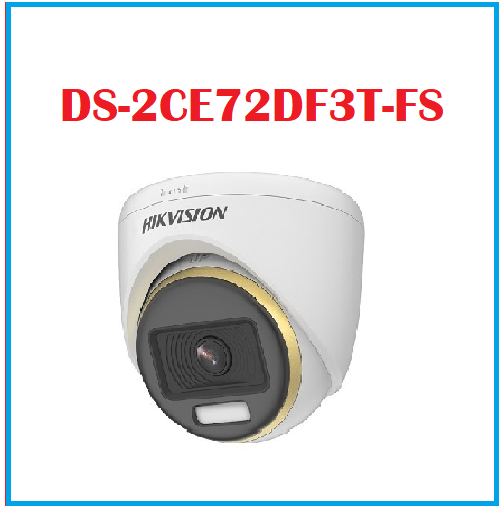 Camera hdtvi dome 2.0 megapixel hikvision ds-2ce72df3t-fs