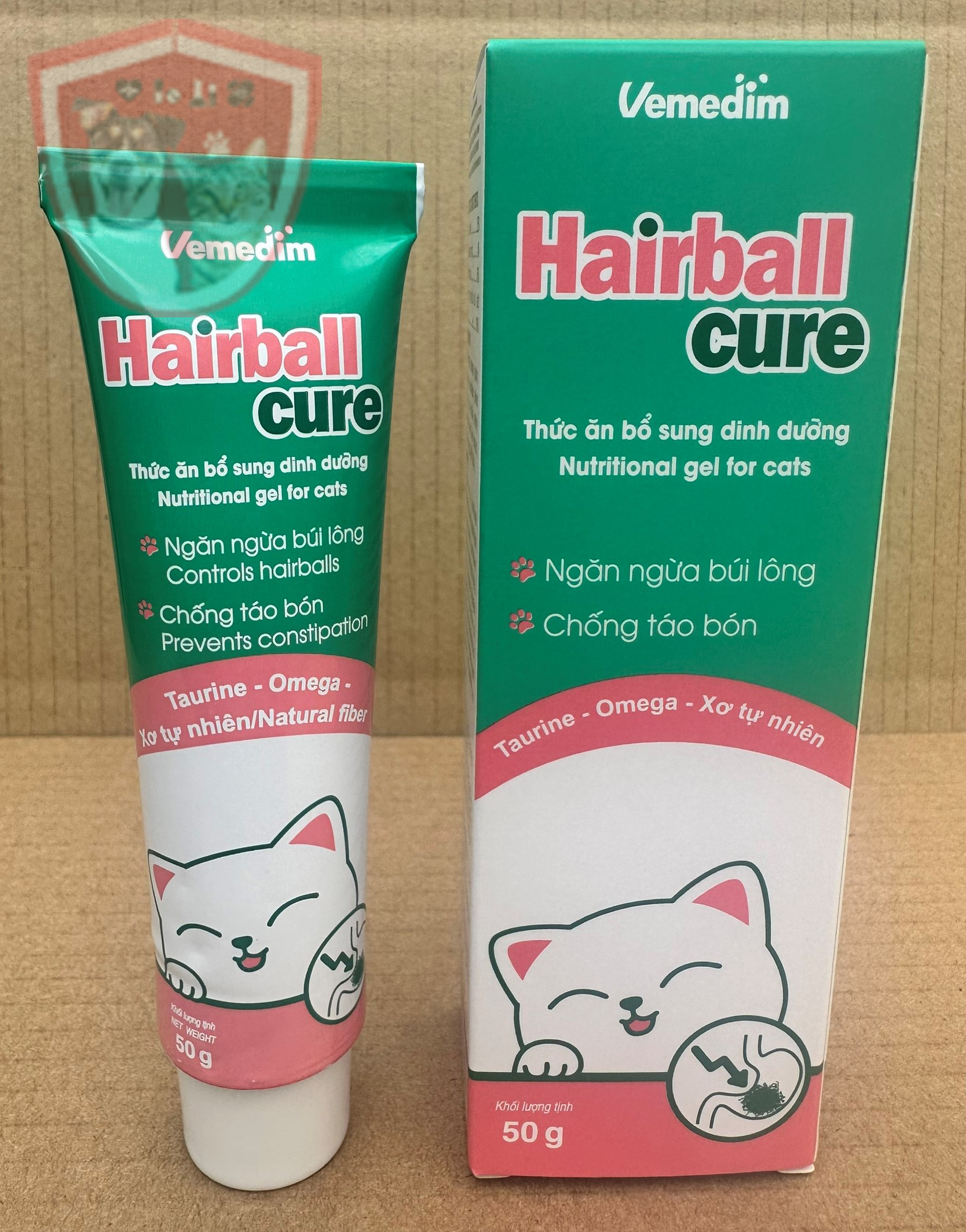 Hairball Cure - Gel tiêu búi lông trong dạ dày và ruột chó mèo