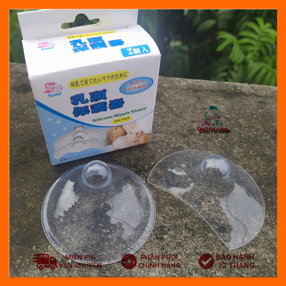 Bộ 2 núm Trợ ti Silicon Siêu Mềm Cho Mẹ