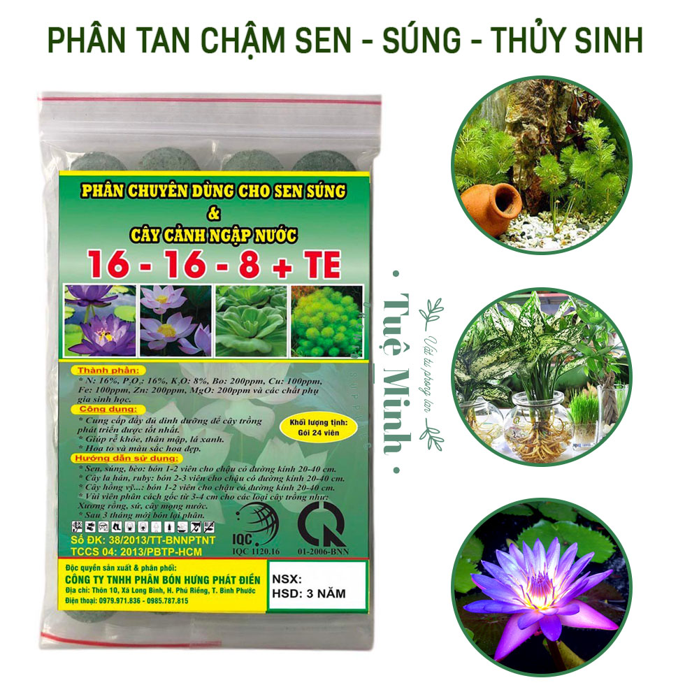 Phân tan chậm thủy canh (24 viên/ gói) LOẠI TỐT