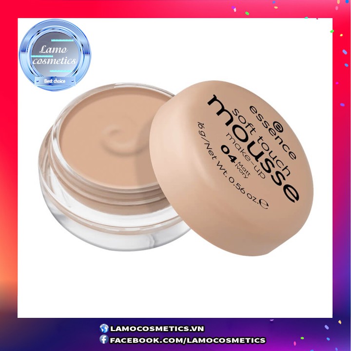 Phấn tươi đức mousse make up soft touch essence chính hãng 100%