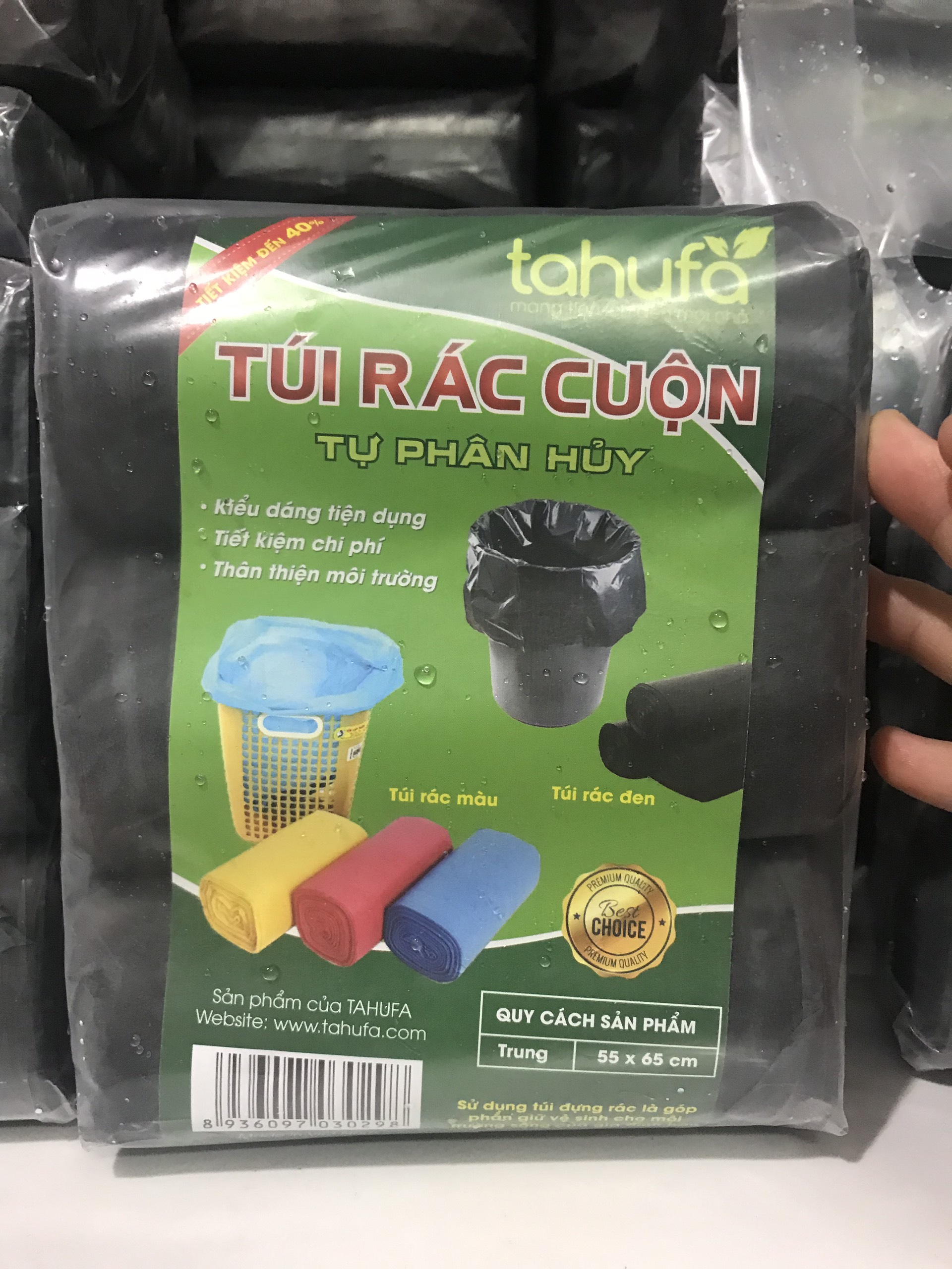 1KG TÚI ĐỰNG RÁC SINH HỌC TAHUFA KT 55X65