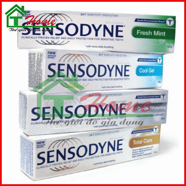 Combo 4 Kem đánh răng Sensodyne chống ê buốt làm trắng răng 100g (Thái Lan)