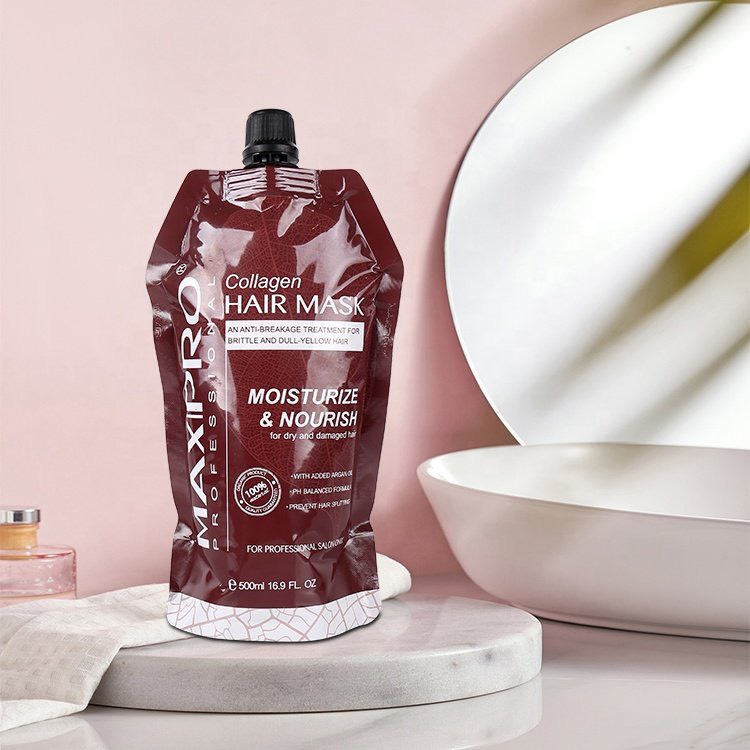 Hấp tóc siêu phục hồi dưỡng ẩm maxipro 500ml, hấp tóc collagen siêu mềm mượt