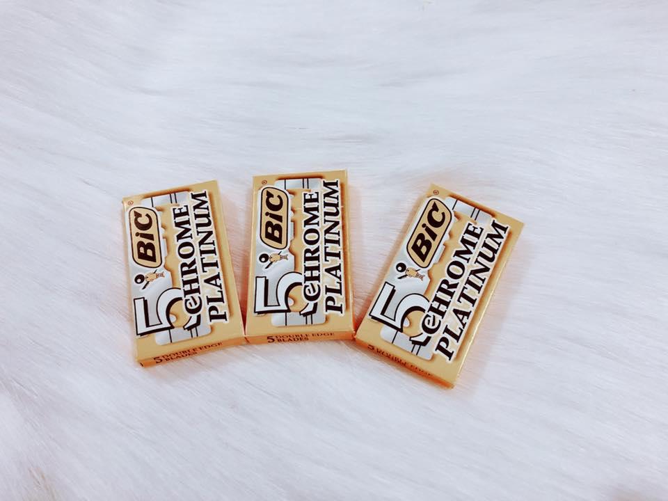 Set 3 hộp lưỡi lam trắng,bền và tiện dụng.