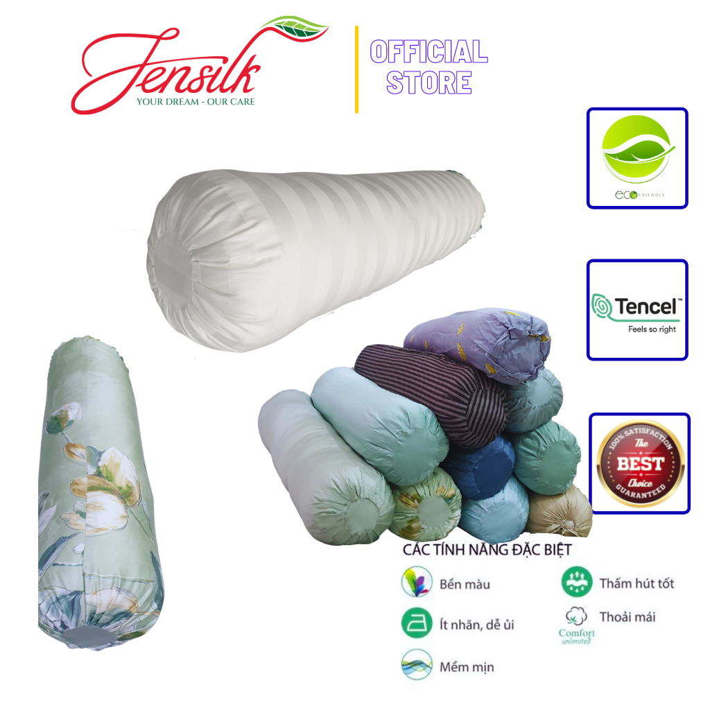 Ruột gối ôm Microfiber Lông vũ cao cấp 100% Cotton 300TC chuẩn khách sạn 5 sao
