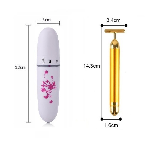 [Combo 2 Máy Massage Cầm Tay] Massage mát mini cầm tay không dây - Electric Mini Vibrations Pouch Eye Pen (Bút Massage mini cầm tay, máy mát xa mắt mini)
